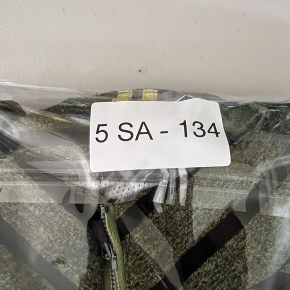 Robert Graham Pullover Mens Large Green Black Striped 1/4 Zip Performance Golf - Picture 9 of 9